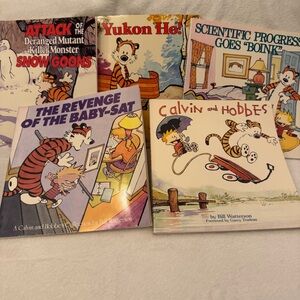 Calvin and Hobbes 5  Books Set